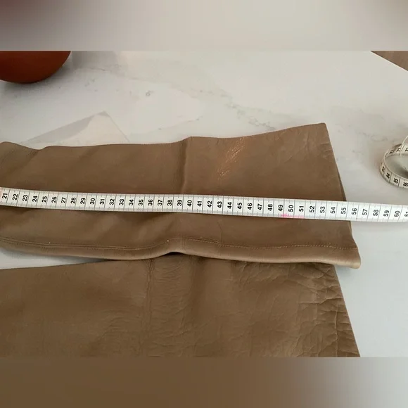 L’autre Chose Leather Knee High pull on boots, soft taupe leather,EU38/ US 7.5 - Picture 10 of 12